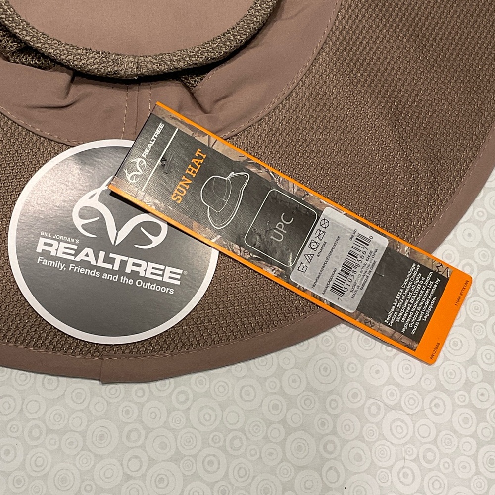 RealTree UPC Sun Hat Men’s Packable - Picture 3 of 7